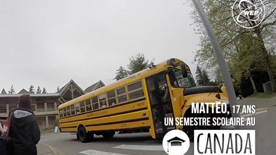 (vidéo) Mon semestre scolaire au Canada (Matteo) 